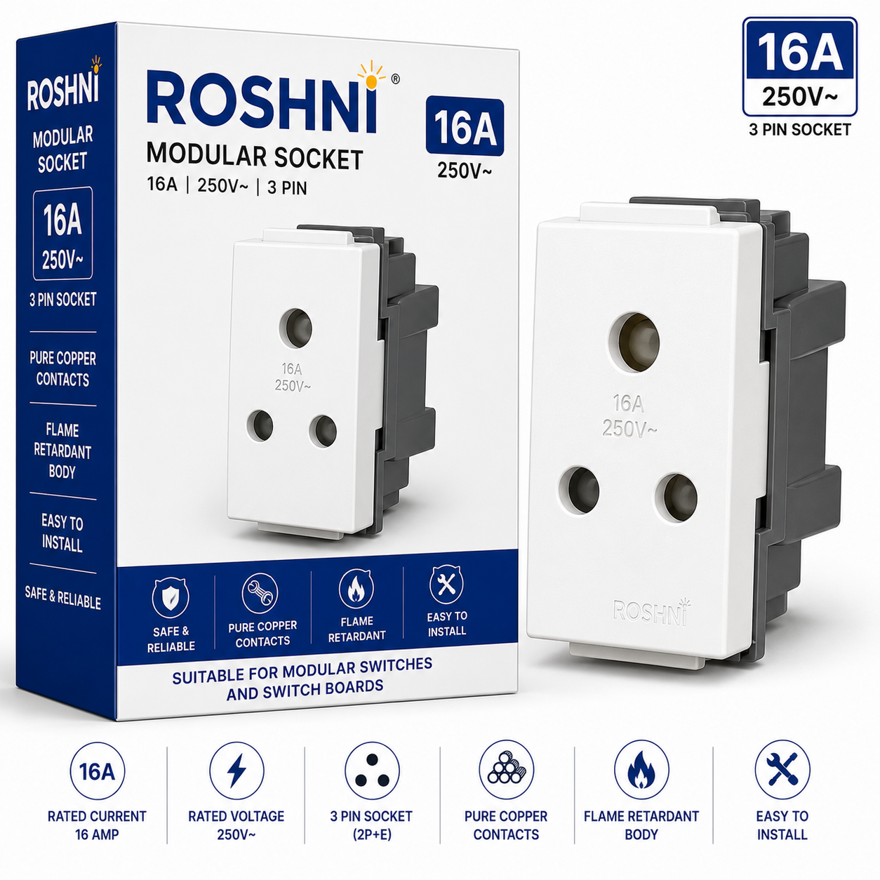 Modular Socket 16A